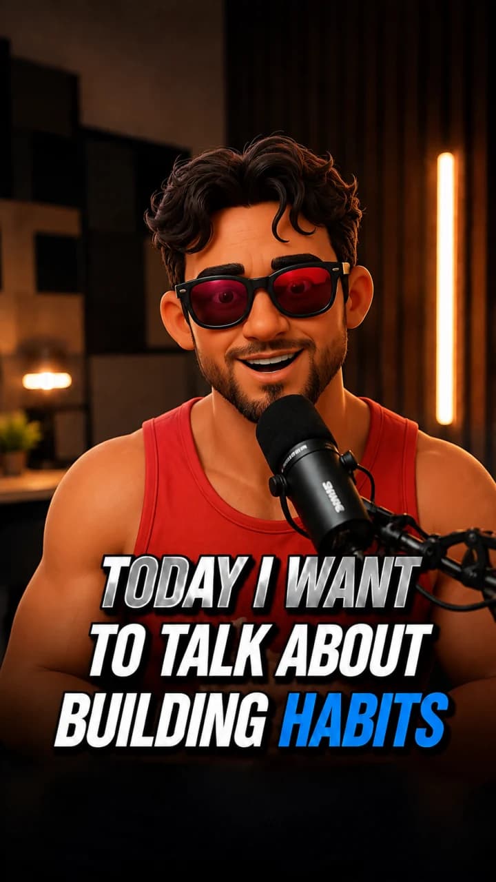 A clean, finished vertical video with expressive captions